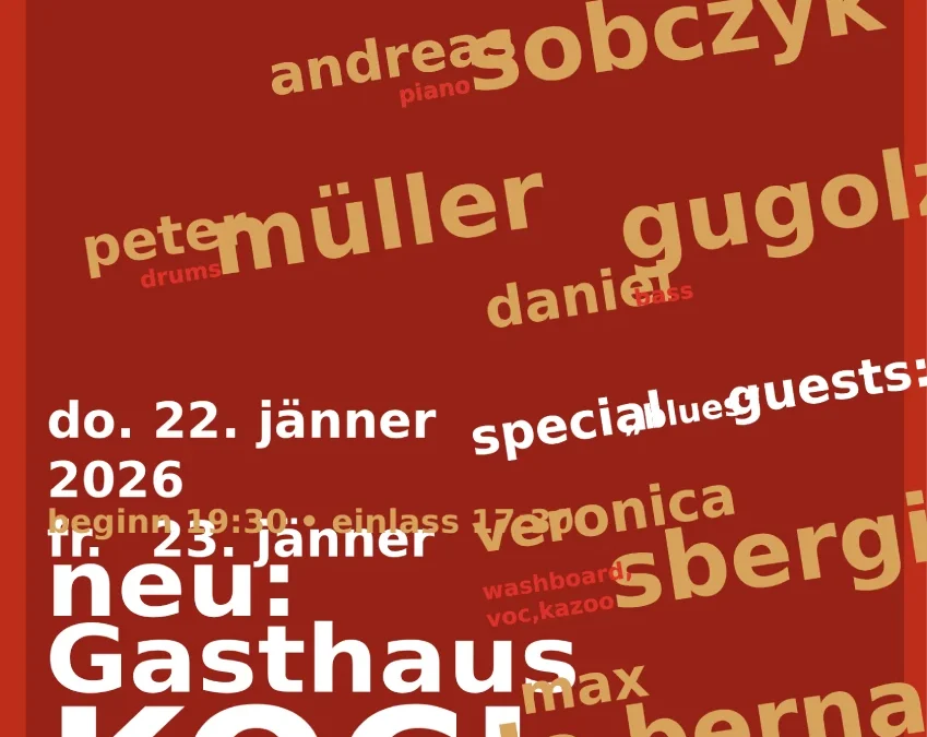 Announcing 3 shows in Wien!