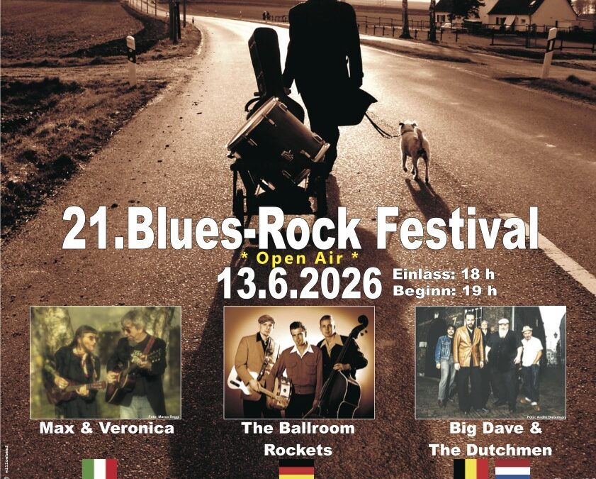 Max & Veronica at the 21st Goin’ to my Hometown Blues-Rock Festival in Germany